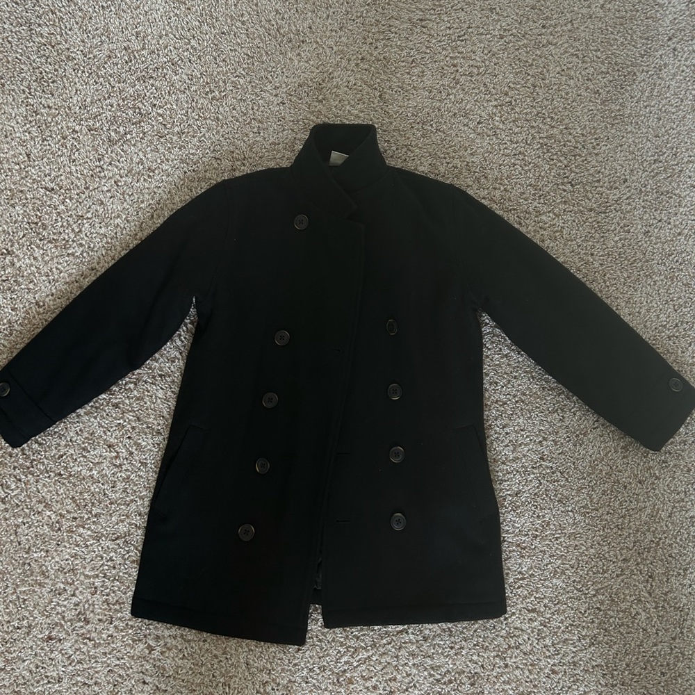 Young Boys Black Winter Coat